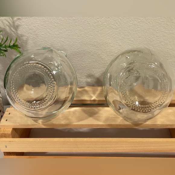 🥳BOGO! Pair (2) VTG Anchor Hocking Clear Glass Decanters w Stoppers. - Picture 8 of 13